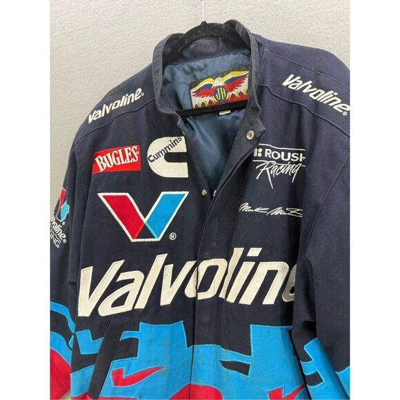 Valvoline RACING Nascar Jeff Hamilton Jacket size XL JH Design Vintage - Picture 2 of 13